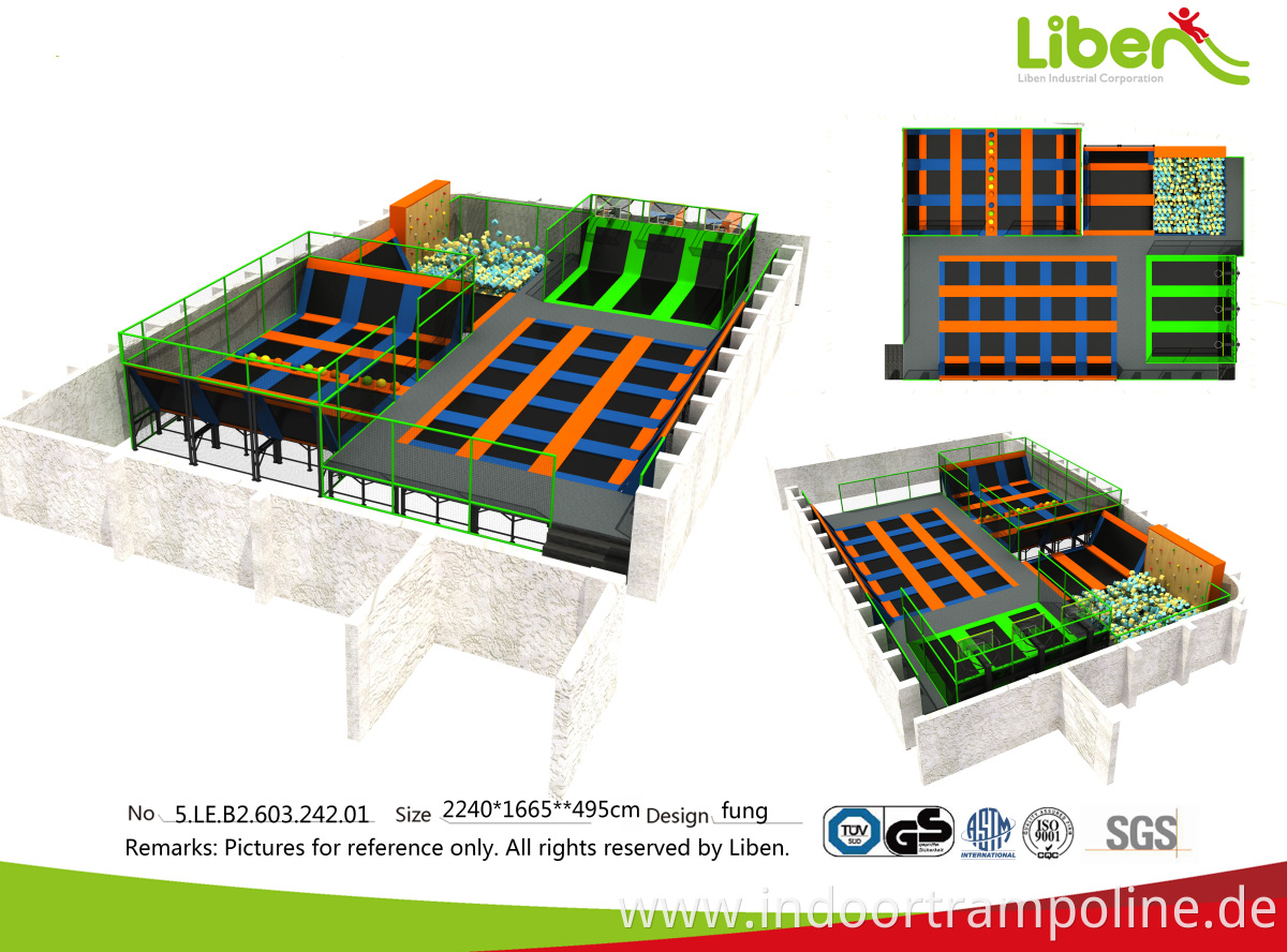 customized trampoline park for adult